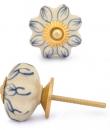 KPS-9037-Blue Outline design Ceramic knob