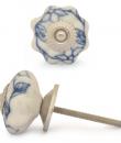 KPS-9043-Blue design with White Ceramic knob